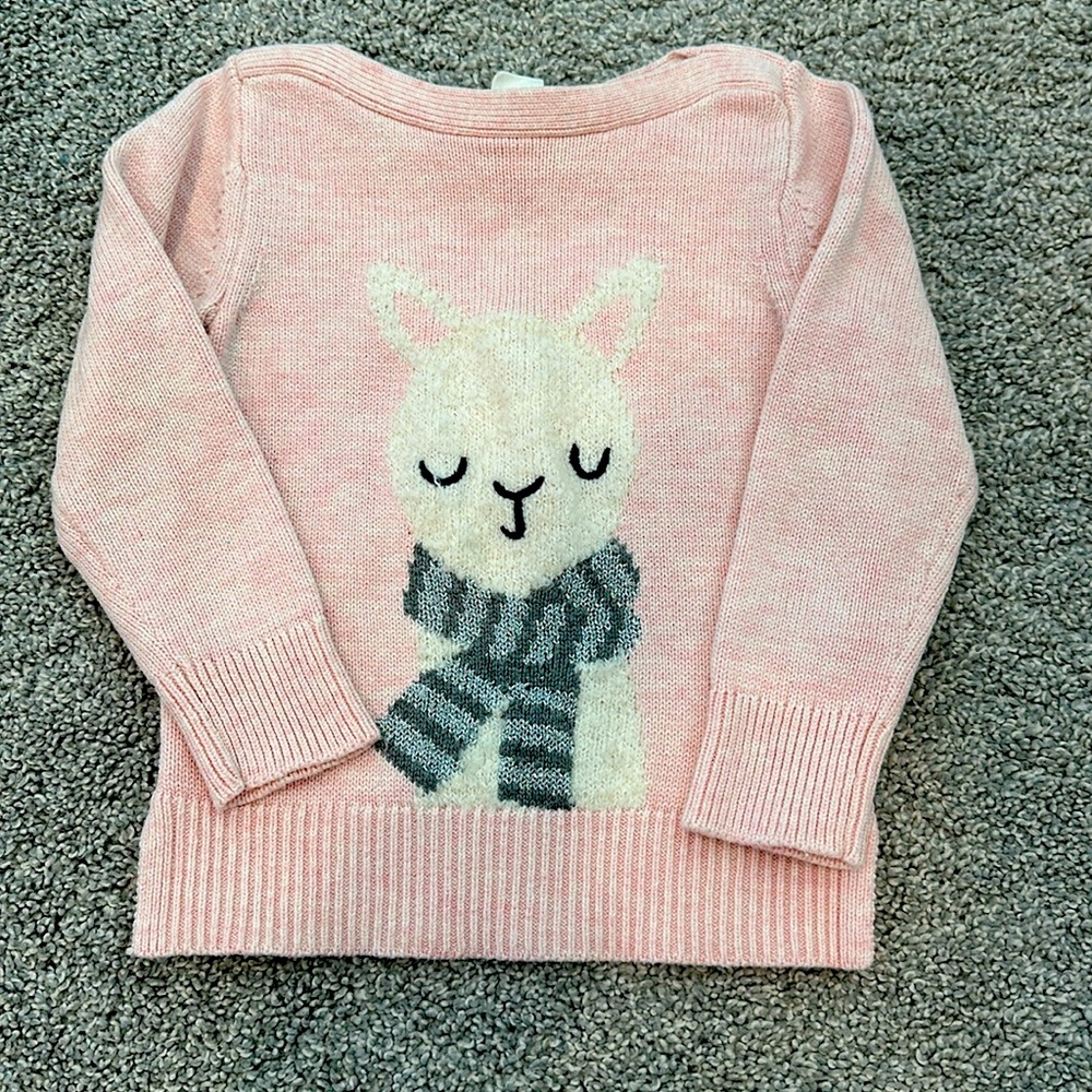 Pink Lama sweater - Picture 1 of 4